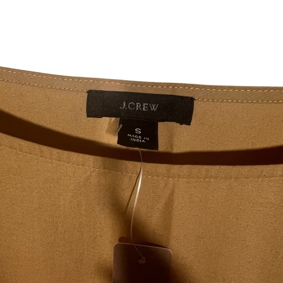 J Crew Cotton Poplin Top with Ribbon Stripe Size Small NWT - Picture 5 of 6